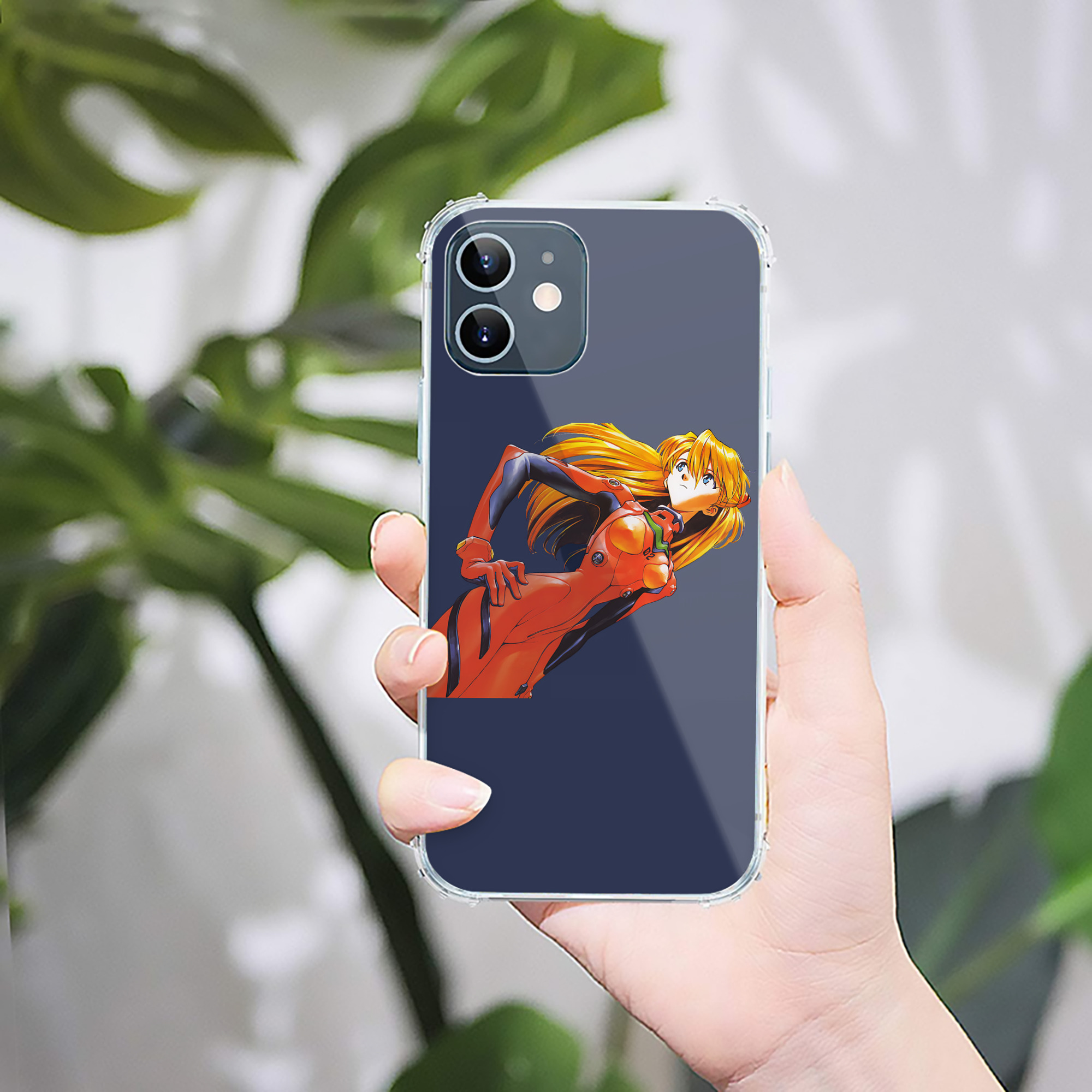 （画像用） EVA 新世紀エヴァンゲリオン 【iPhone 12シリーズ対応】透明スマホケース（クリアソフトケース）